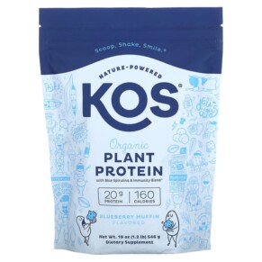 KOS Organic Plant Protein Blueberry Muffin 1.2 lb (546 g) 850015510908
