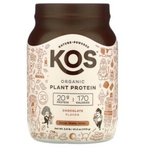 KOS Organic Plant Protein Chocolate 2.6 lb (1.170 g) 850000503311