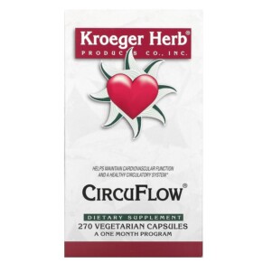 Kroeger Herb Co CircuFlow 270 Vegetarian Capsules 696916100158