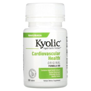 Kyolic Aged Garlic Extract Cardiovascular Health Original Formula 100 100 Tablets 023542100311