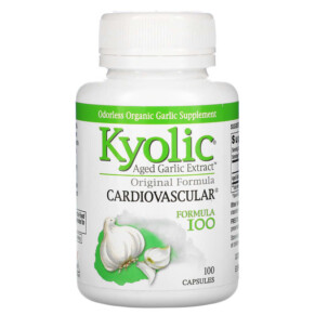 Kyolic Aged Garlic Extract Cardiovascular Original Formula 100 Capsules 023542100410