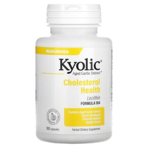 Kyolic Aged Garlic Extract with Lecithin Cholesterol Health 100 Capsules 023542104418