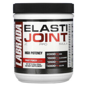 Labrada Nutrition ElastiJoint Joint Support Formula Fruit Punch Flavor 13.54 oz (384 g) 710779361010