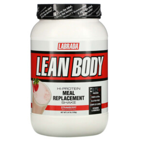 Labrada Nutrition Lean Body Hi Protein Meal Replacement Strawberry 2.47 lb (1120 g) 710779112759