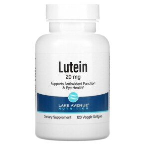 Lake Avenue Nutrition Lutein 20 mg 120 Veggie Softgels 898220015429