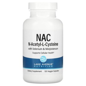 Lake Avenue Nutrition N-Acetyl-L- Cysteine 600 mg 120 Veggie Capsules 898220016396