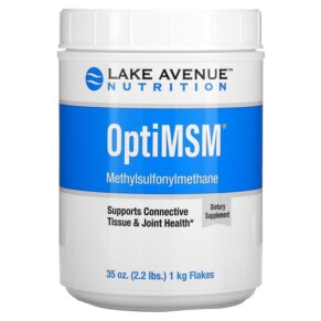 Lake Avenue Nutrition OptiMSM Flakes 2.2 lbs. (35 oz.) 898220016273