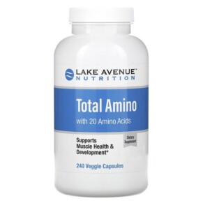 Lake Avenue Nutrition Total Amino 240 Veggie Capsules 898220015252