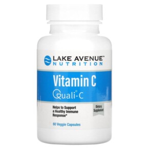 Lake Avenue Nutrition Vitamin C Quali-C 1.000 mg 60 Veggie Capsules 898220014095