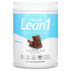 Lean1 Nature's Protein Shake Chocolate 1.5 lb (672 g) 810033014123