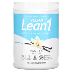 Lean1 Nature's Protein Shake Vanilla 1.4 lb (630 g) 810033014130