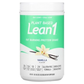 Lean1 Plant Based Fat Burning Protein Shake Vanilla 1.82 lbs (825 g) 810033013034