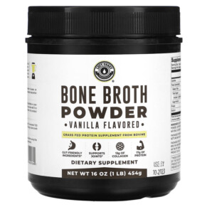 Left Coast Performance Bone Broth Powder Vanilla 1 lb (454 g) 019962813641