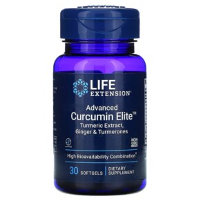 Life Extension Advanced Curcumin Elite Turmeric Extract Ginger & Turmerones 30 Softgels 737870232438