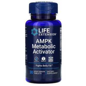 Life Extension AMPK Metabolic Activator 30 Vegetarian Tablets 737870220732