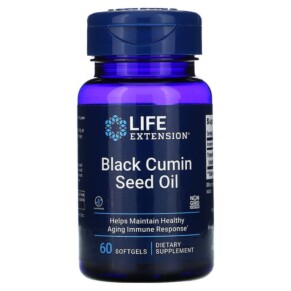 Life Extension Black Cumin Seed Oil 60 Softgels 737870170969