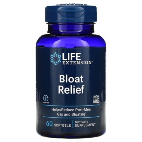 Life Extension Bloat Relief 60 Softgels 737870241263