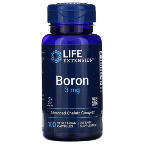 Life Extension Boron 3 mg 100 Vegetarian Capsules 737870166115