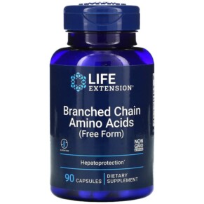 Life Extension Branched Chain Amino Acids 90 Capsules 737870125396