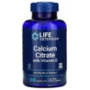 Life Extension Calcium Citrate with Vitamin D 200 Capsules 737870196327