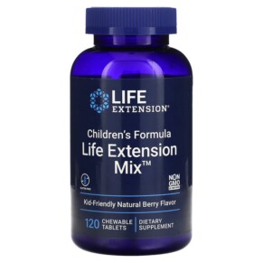 Life Extension Children's Formula Life Extension Mix Natural Berry 120 Chewable Tablets 737870219910