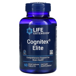 Life Extension Cognitex Elite 60 Vegetarian Tablets 737870239666