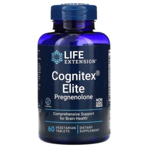 Life Extension Cognitex Elite Pregnenolone 60 Vegetarian Tablets 737870239765