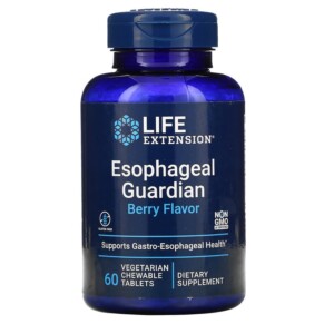 Life Extension Esophageal Guardian Berry 60 Vegetarian Chewable Tablets 737870173700