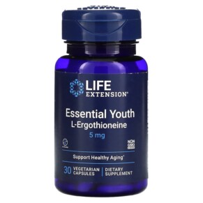 Life Extension Essential Youth L-Ergothioneine 5 mg 30 Vegetarian Capsules 737870243137