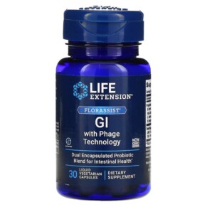 Life Extension FLORASSIST GI with Phage Technology 30 Liquid Vegetarian Capsules 737870212539