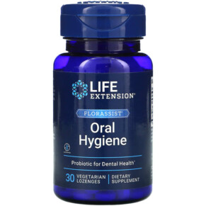 Life Extension FLORASSIST Oral Hygiene 30 Vegetarian Lozenges 737870212034