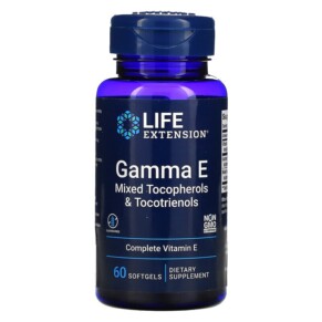Life Extension Gamma E Mixed Tocopherols & Tocotrienols 60 Softgels 737870207061