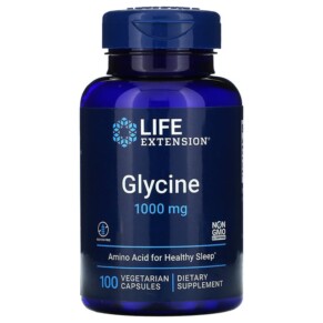 Life Extension Glycine 1.000 mg 100 Vegetarian Capsules 737870166917