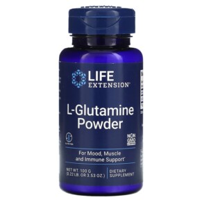 Life Extension L-Glutamine Powder 3.53 oz (100 g) 737870141105
