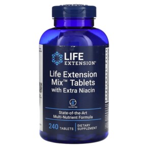 Life Extension Life Extension Mix Tablets with Extra Niacin 240 Tablets 737870235729
