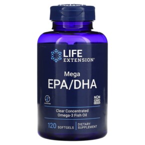 Life Extension Mega EPA/DHA 120 Softgels 737870193715