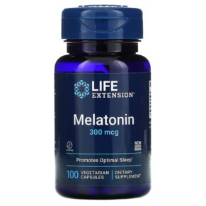 Life Extension Melatonin 300 mcg 100 Vegetarian Capsules 737870166818