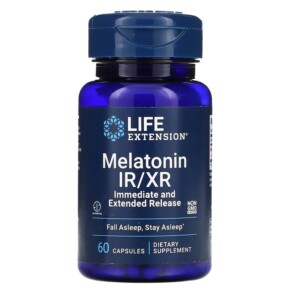 Life Extension Melatonin IR/XR 60 Capsules 737870220169