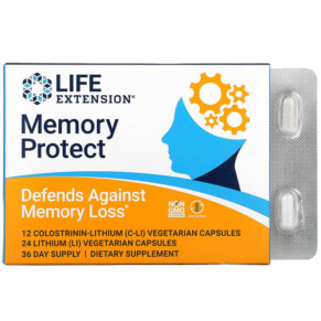 Life Extension Memory Protect 36 Vegetarian Capsules 737870210139