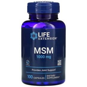 Life Extension MSM 1.000 mg 100 Capsules 737870451105