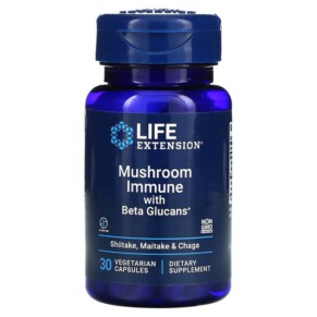 Life Extension Mushroom Immune With Beta Glucans 30 Vegetarian Capsules 737870242635