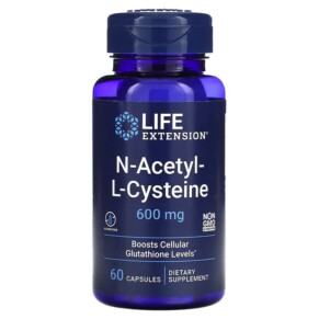 Life Extension N-Acetyl-L-Cysteine 600 mg 60 Capsules 737870154365
