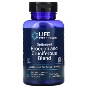 Life Extension Optimized Broccoli and Cruciferous Blend 30 Enteric Coated Vegetarian Tablets 737870236832
