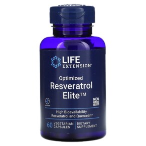 Life Extension Optimized Resveratrol Elite 60 Vegetarian Capsules 737870223061