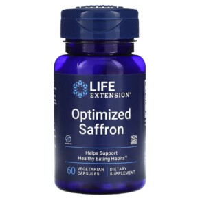 Life Extension Optimized Saffron 60 Vegetarian Capsules 737870143260