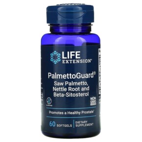 Life Extension PalmettoGuard Saw Palmetto/Nettle Root with Beta-Sitosterol 60 Softgels 737870179061
