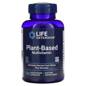 Life Extension Plant-Based Multivitamin 90 Vegetarian Capsules 737870242895