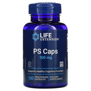 Life Extension PS Caps 100 mg 100 Vegetarian Capsules 737870167617