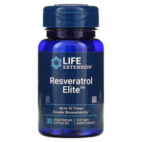 Life Extension Resveratrol Elite 30 Vegetarian Capsules 737870221067