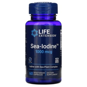 Life Extension Sea-Iodine 1.000 mcg 60 Vegetarian Capsules 737870174066